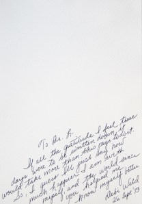 the gratitude I feel