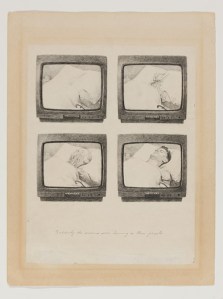 Suddenly The Screens Were Turning On Their People (Stills From Abbot and Costello Meet The Invisible Man)