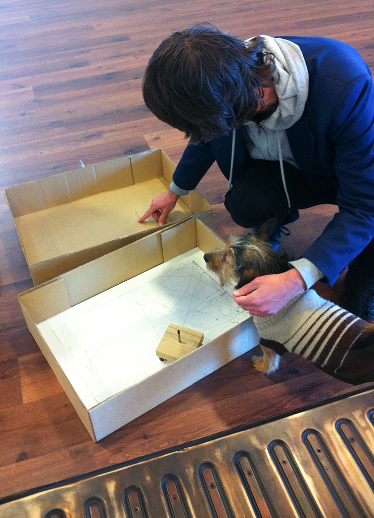 Justin opens Rose's box